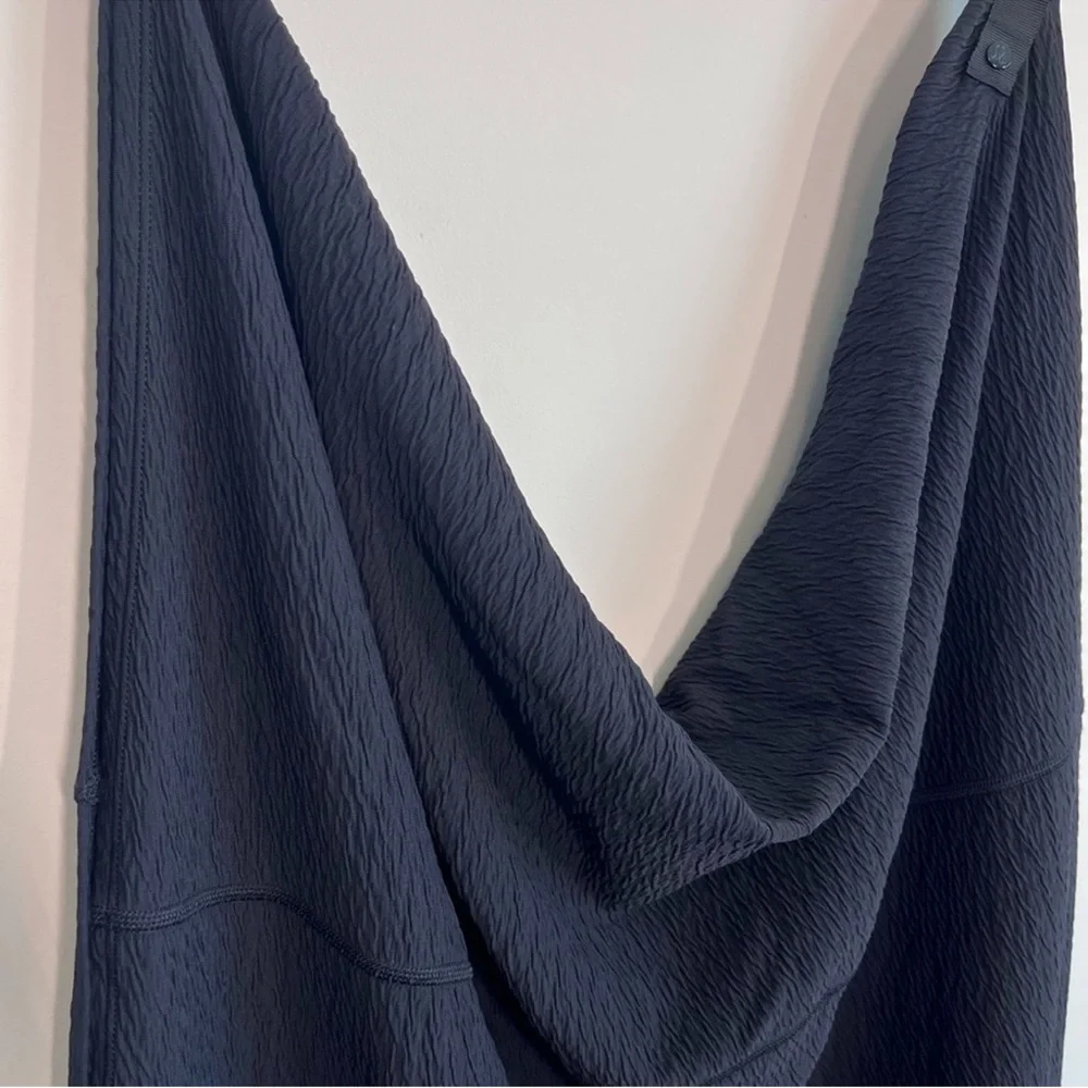 RARE Lululemon Vinyasa Scarf *Crinkle Black One Size - Picture 11 of 13